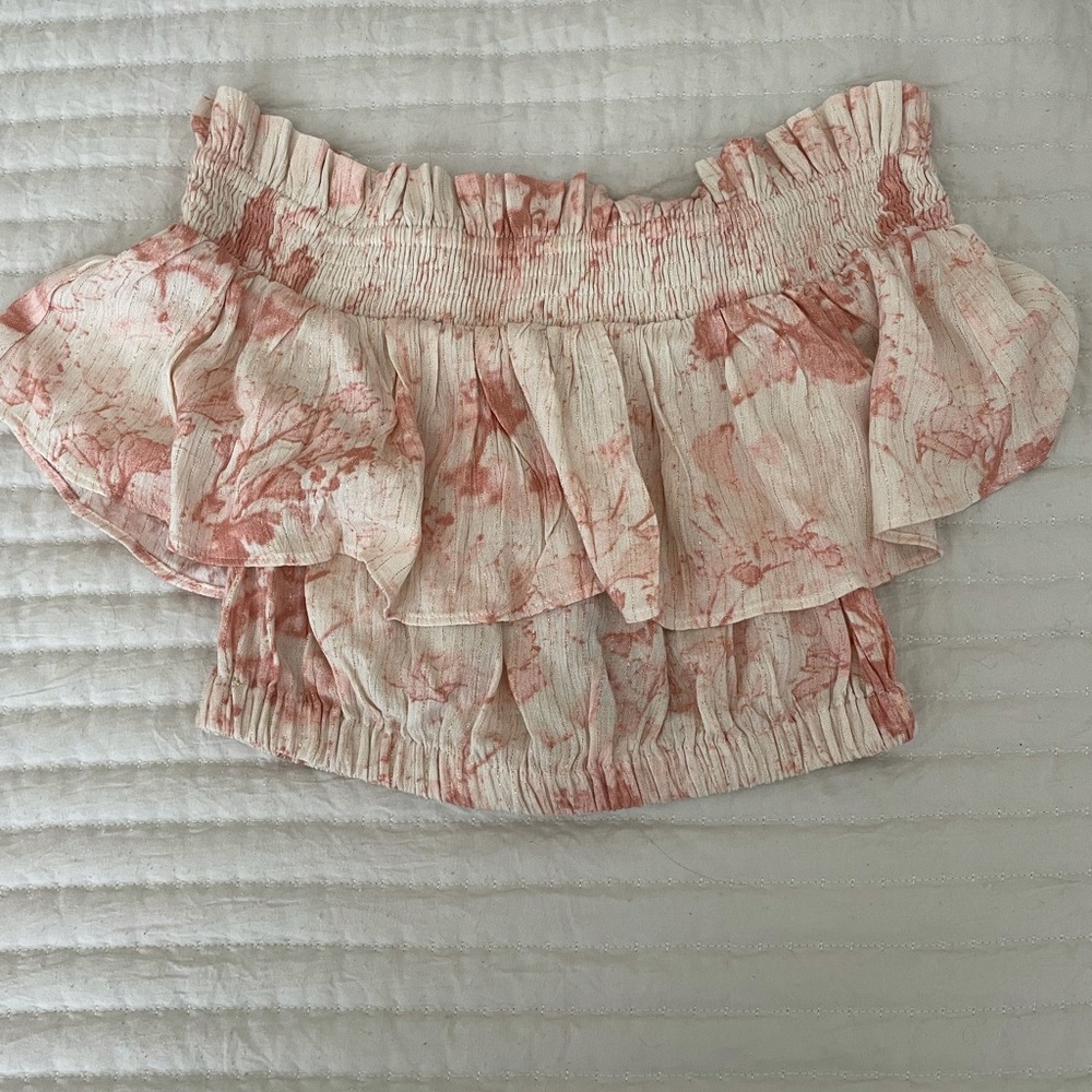 Express abstract crop top - Picture 2 of 3